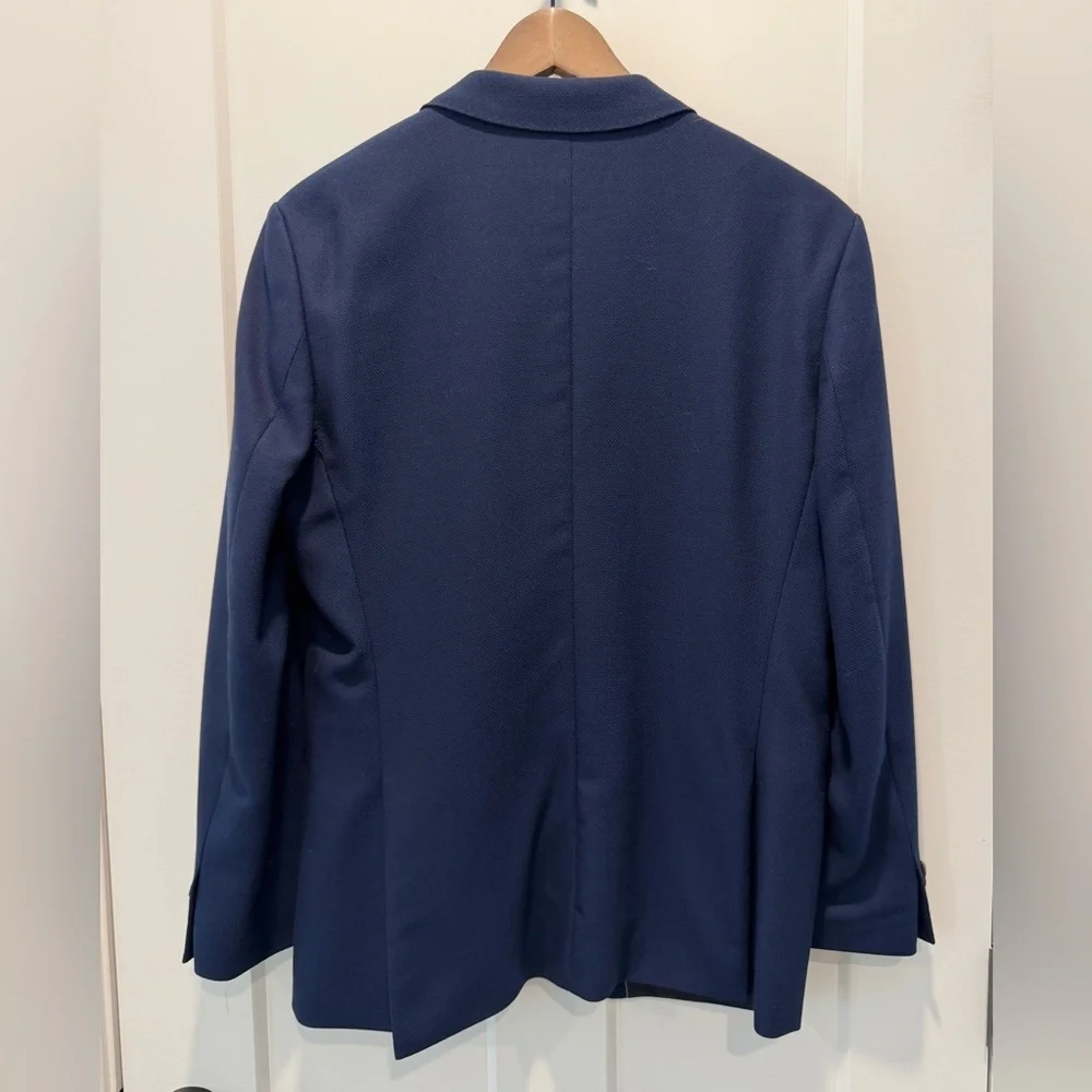 Boss Italian Fabric Slim Fit Blue Blazer